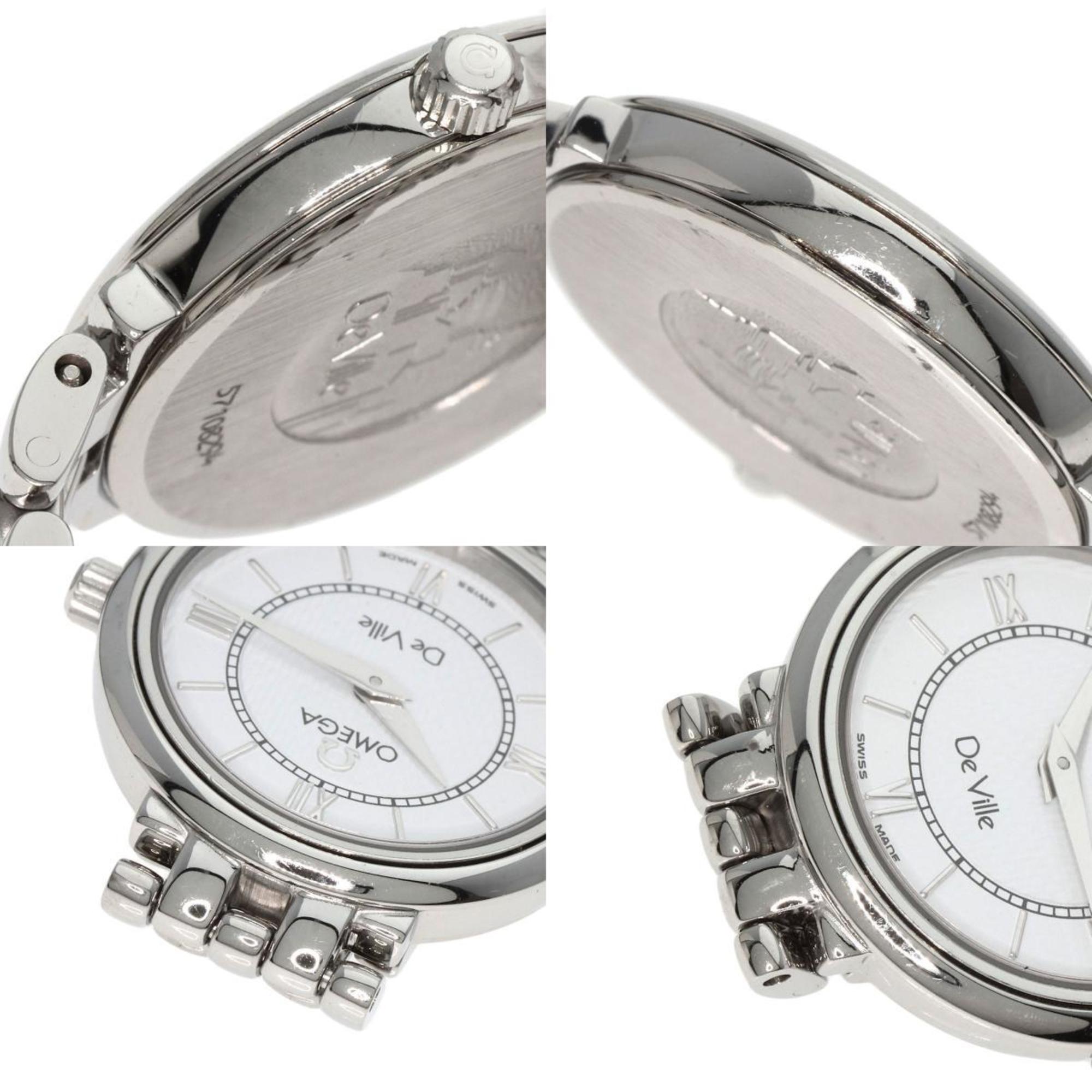 OMEGA De Ville Prestige Watch Stainless Steel SS Ladies