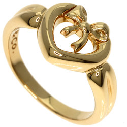 Tiffany & Co. Ribbon Heart Ring, 18K Yellow Gold, Women's, TIFFANY