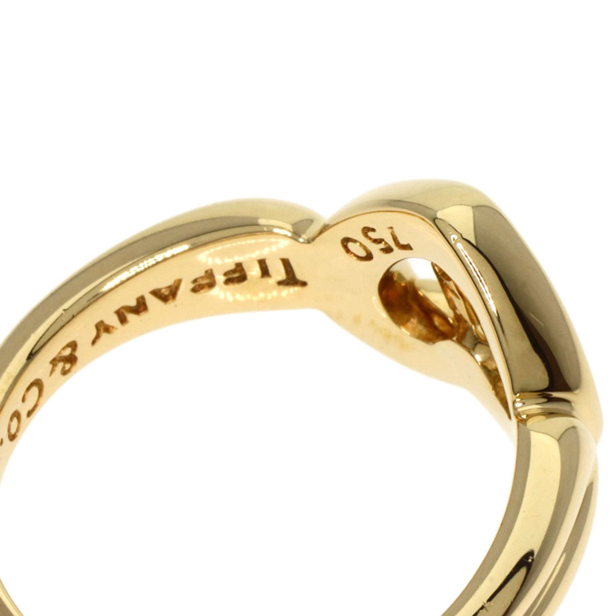 Tiffany & Co. Ribbon Heart Ring, 18K Yellow Gold, Women's, TIFFANY