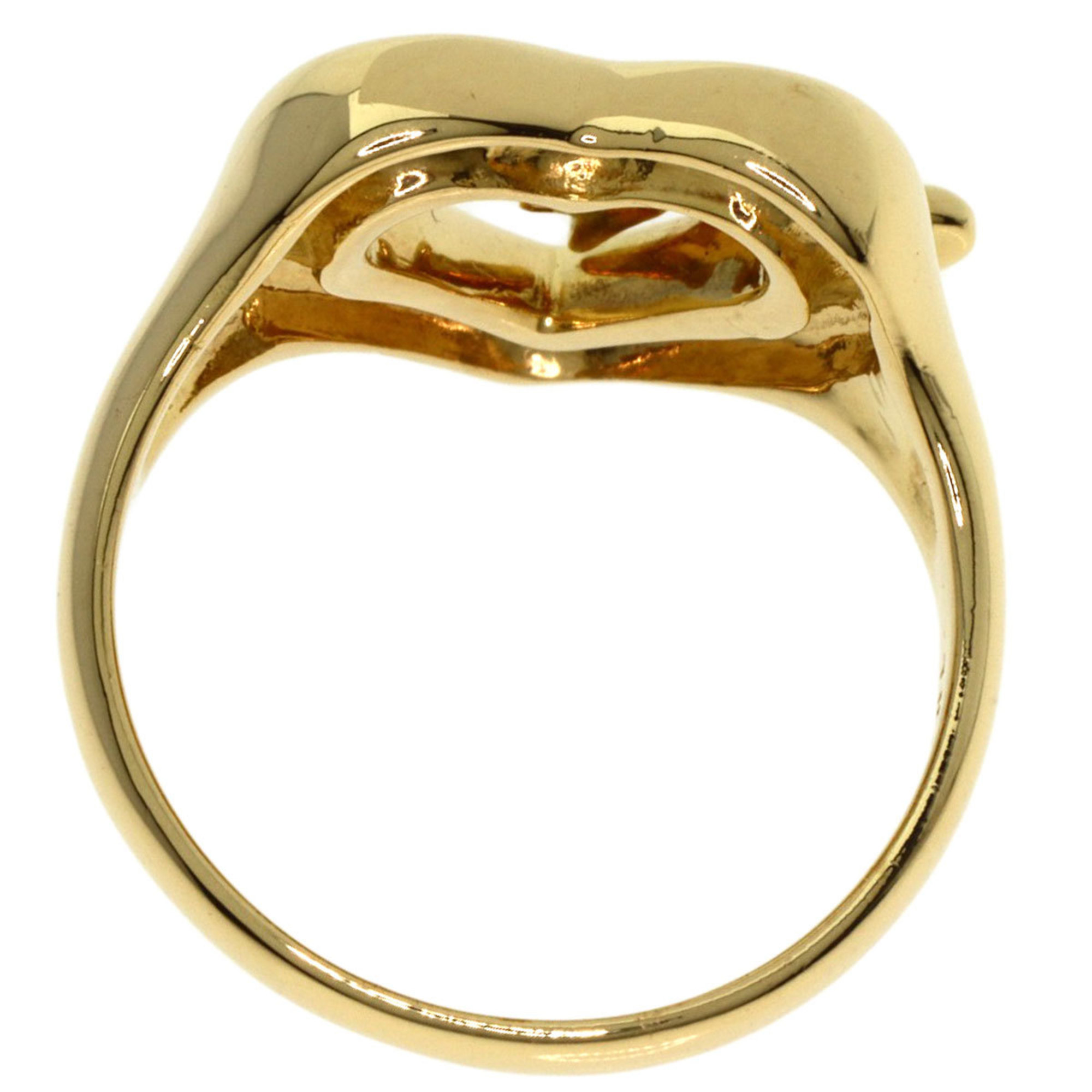 Tiffany & Co. Ribbon Heart Ring, 18K Yellow Gold, Women's, TIFFANY