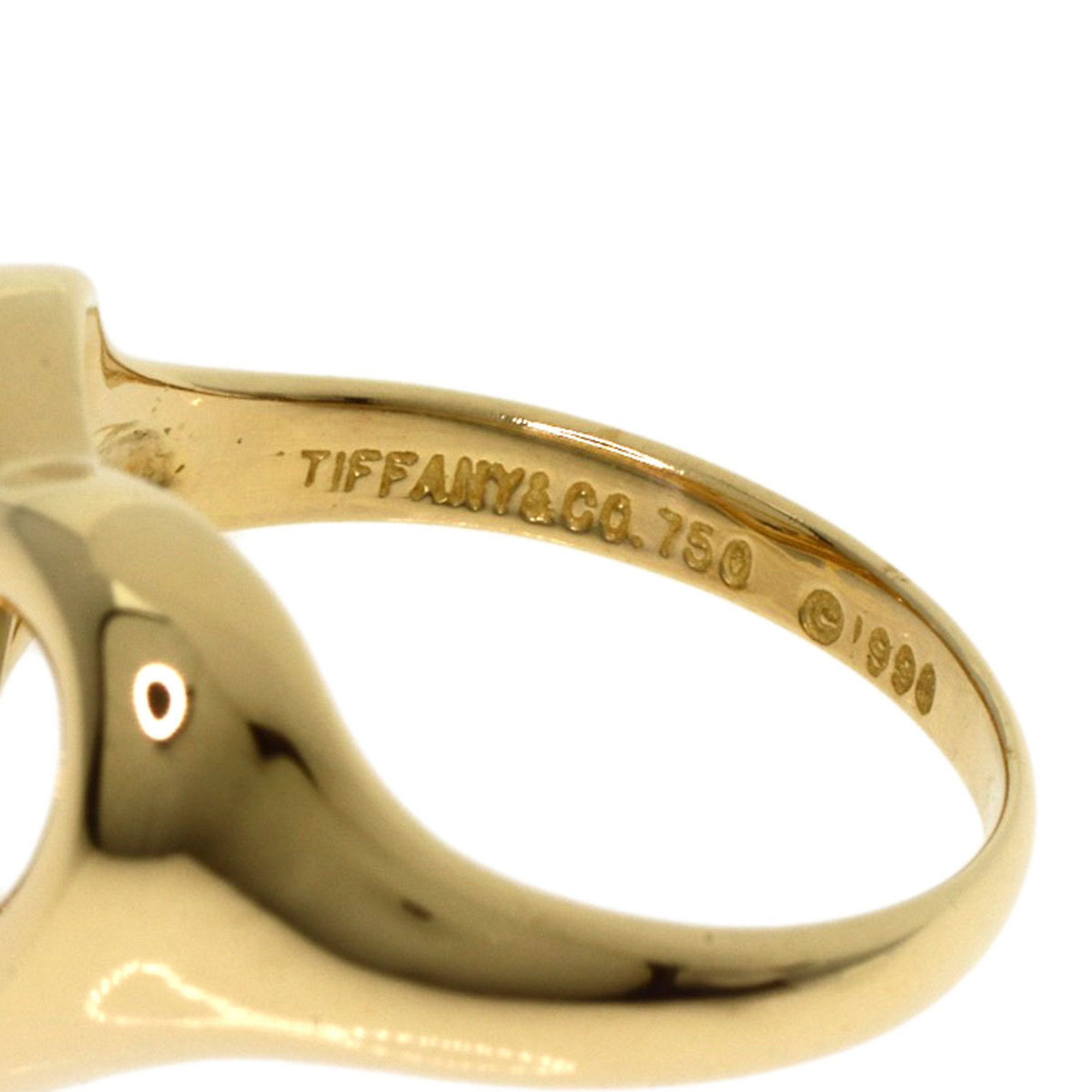 Tiffany & Co. Ribbon Heart Ring, 18K Yellow Gold, Women's, TIFFANY