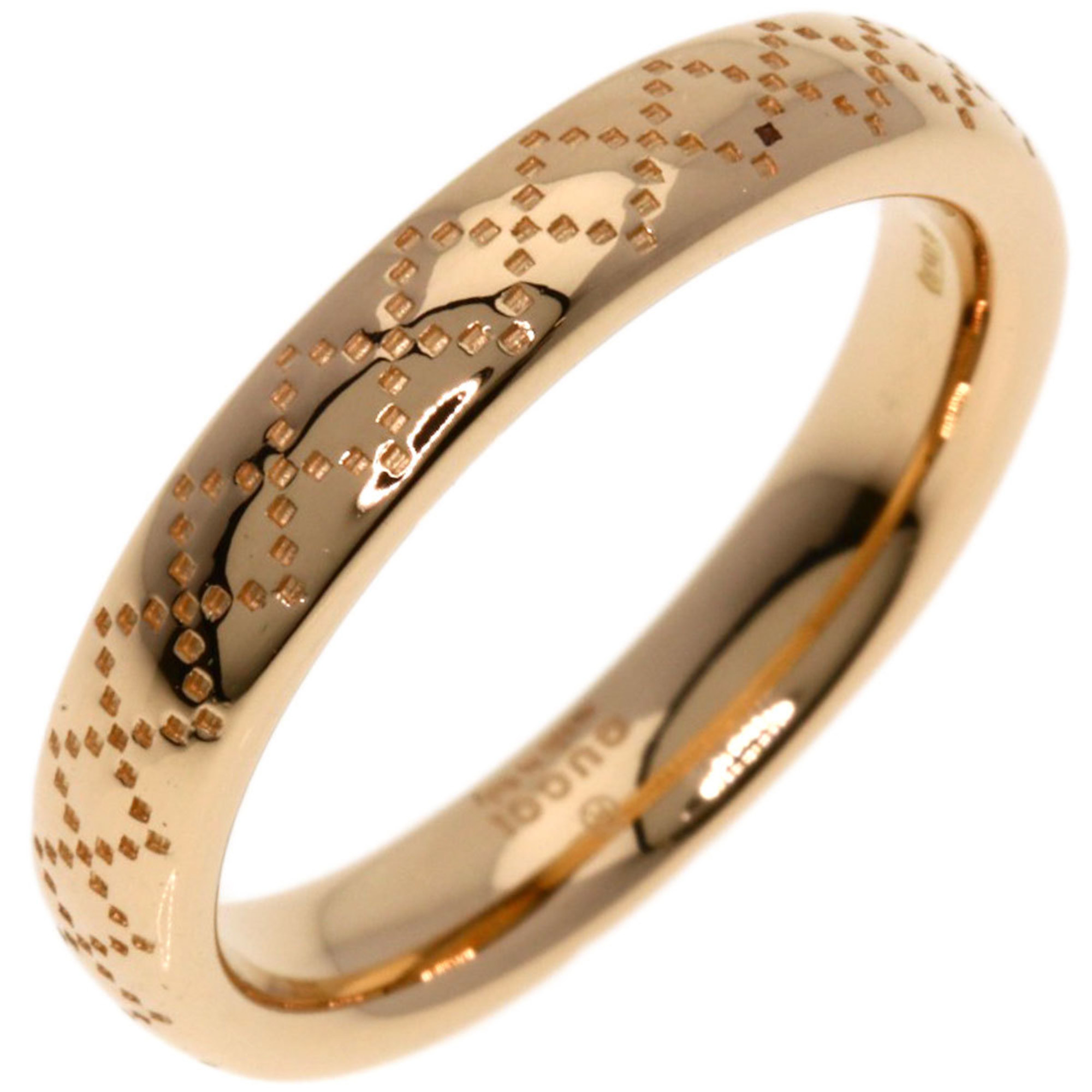 Gucci Diamantissima Ring #10, 18K Pink Gold, Women's