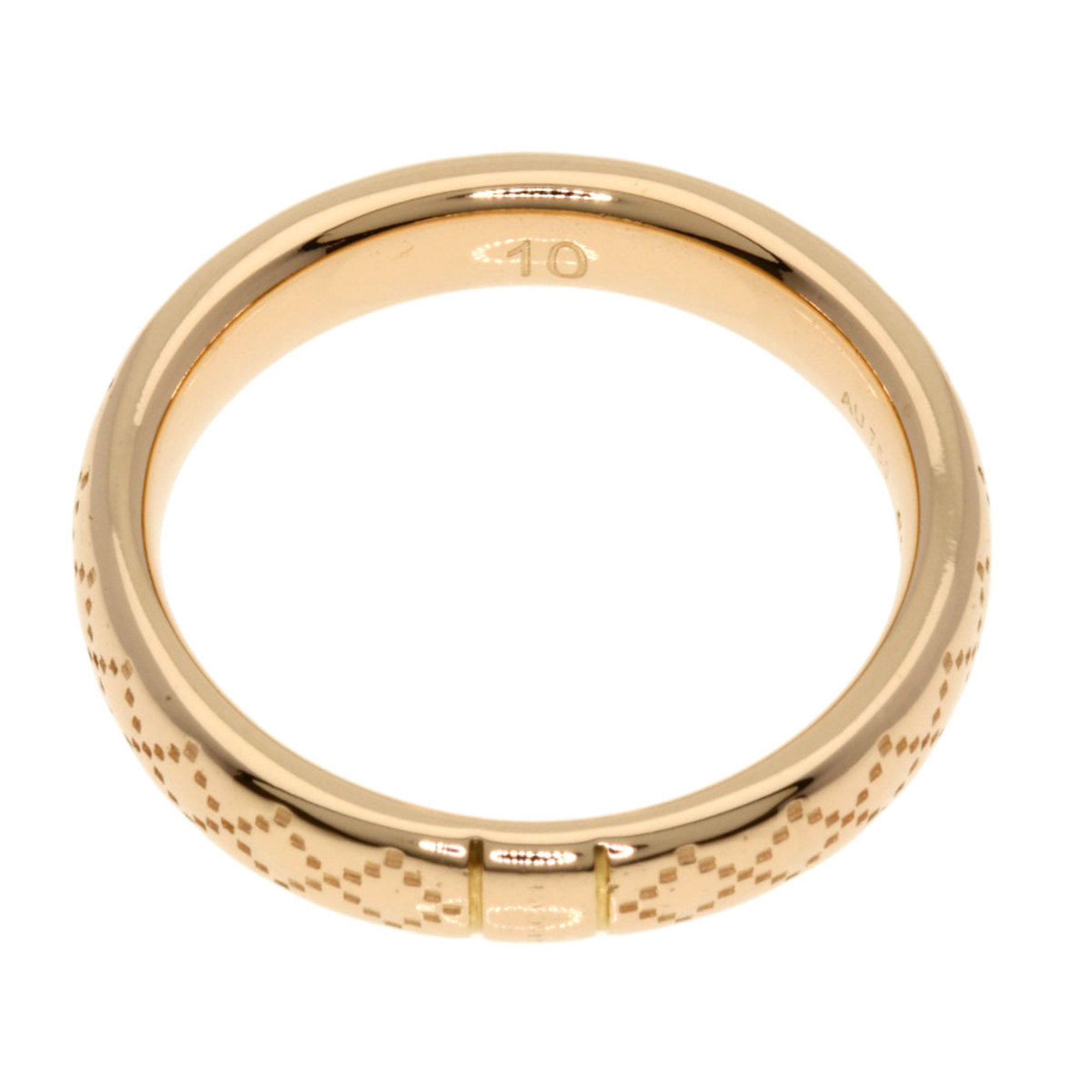 Gucci Diamantissima Ring #10, 18K Pink Gold, Women's