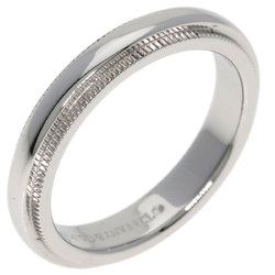 Tiffany & Co. Milgrain Ring, Platinum PT950, Women's, TIFFANY