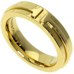 Tiffany T TWO Narrow Ring, 18K Yellow Gold, Women's, TIFFANY&Co.