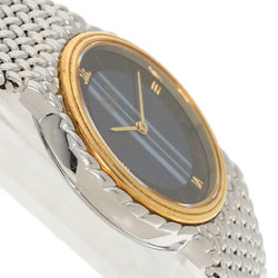 Seiko 5A70-0260 Credor Blue Agate Watch Stainless Steel SS 18KT Ladies SEIKO