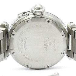 Polished CARTIER Pasha C Meridian Steel Automatic Unisex Watch W31029M7 BF575190