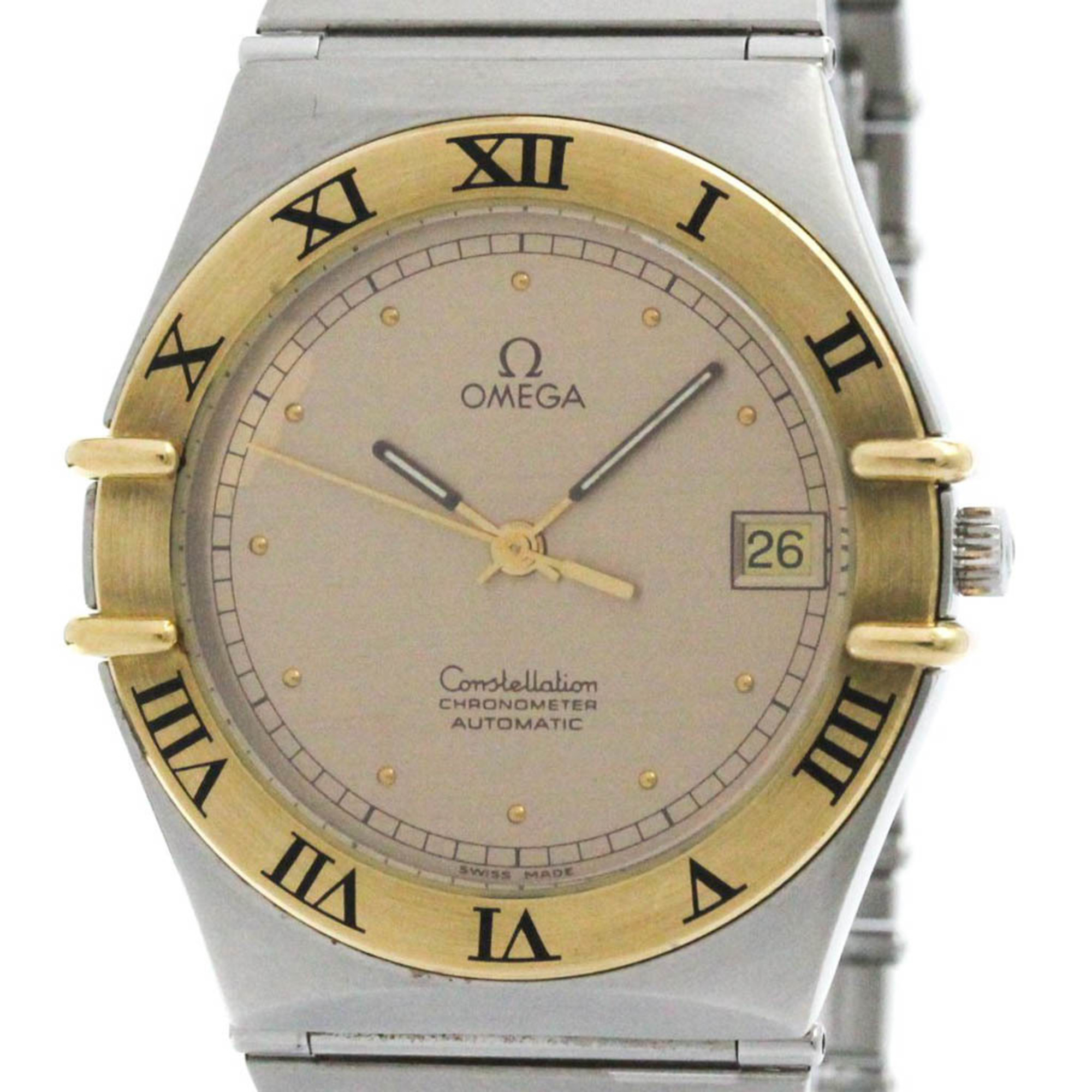 Polished OMEGA Constellation Automatic Sapphire Back Watch 368.1075 BF574262