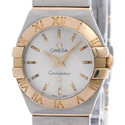 OMEGA Constellation Brush 18K Pink Gold Steel Watch 123.20.24.60.02.001 BF574842