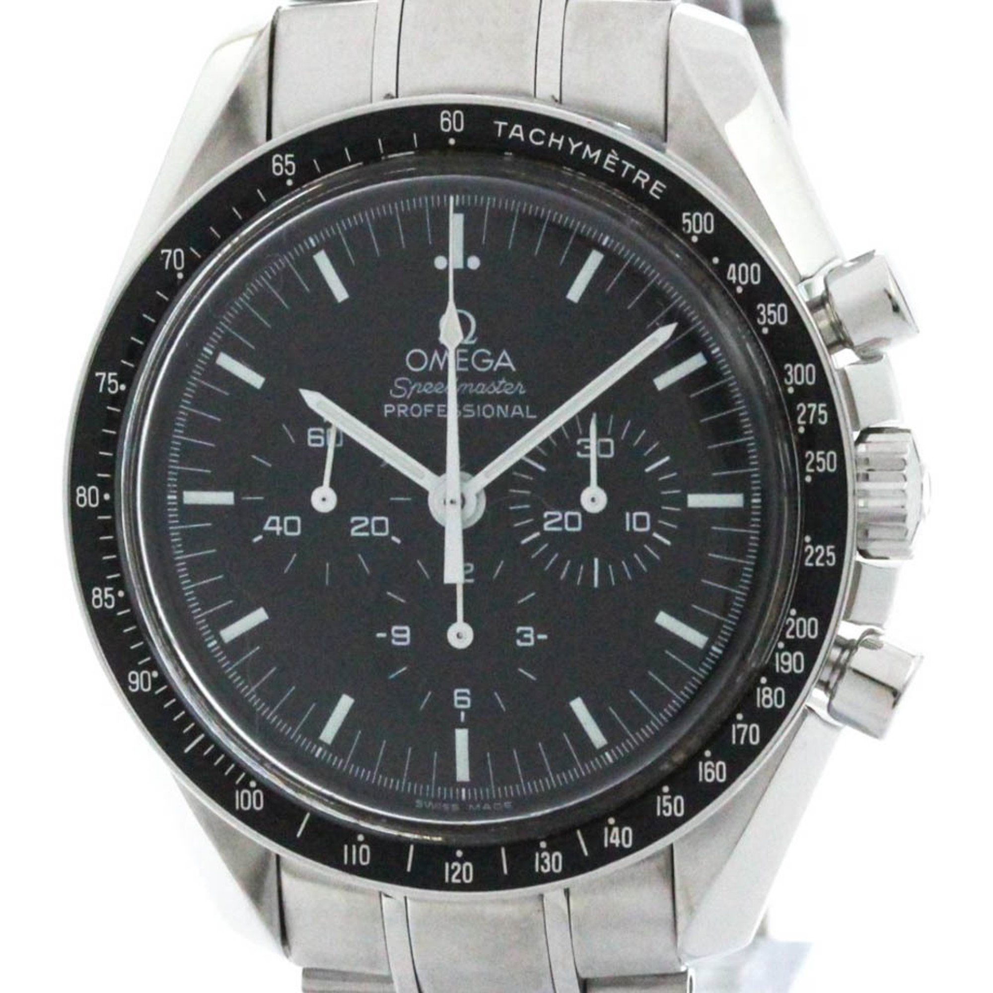 Polished OMEGA Speedmaster Professional Steel Moon Watch 3570.50 BF574812