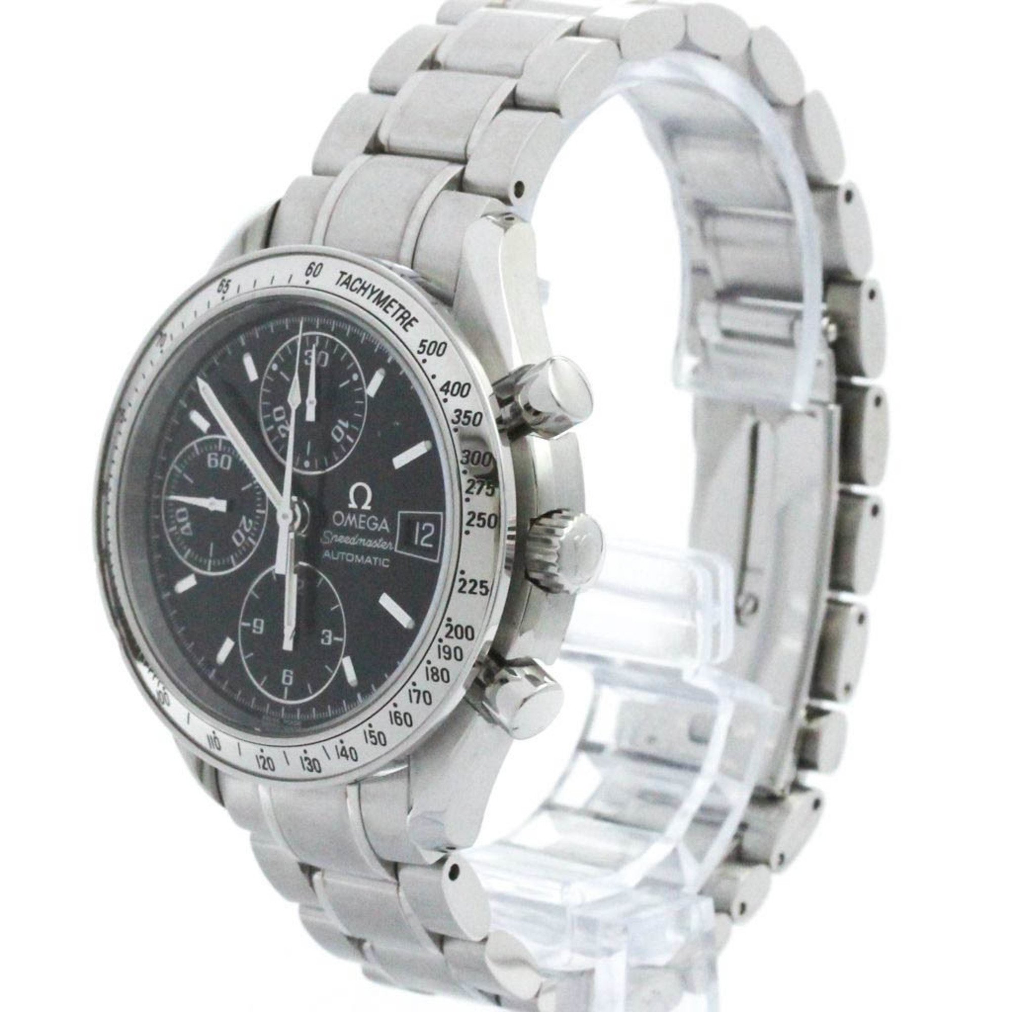 Polished OMEGA Speedmaster Date Steel Automatic Mens Watch 3513.50 BF574169