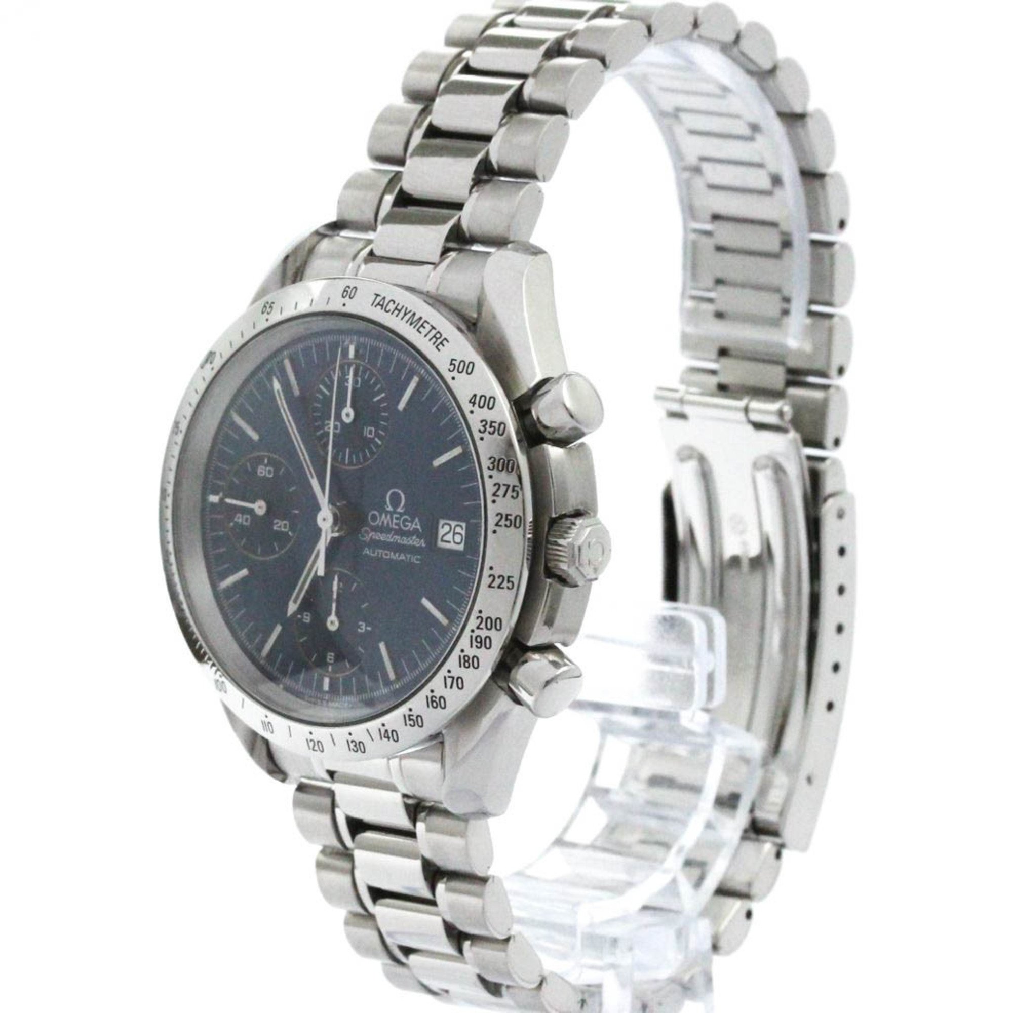 Polished OMEGA Speedmaster Date Steel Automatic Mens Watch 3511.80 BF574850