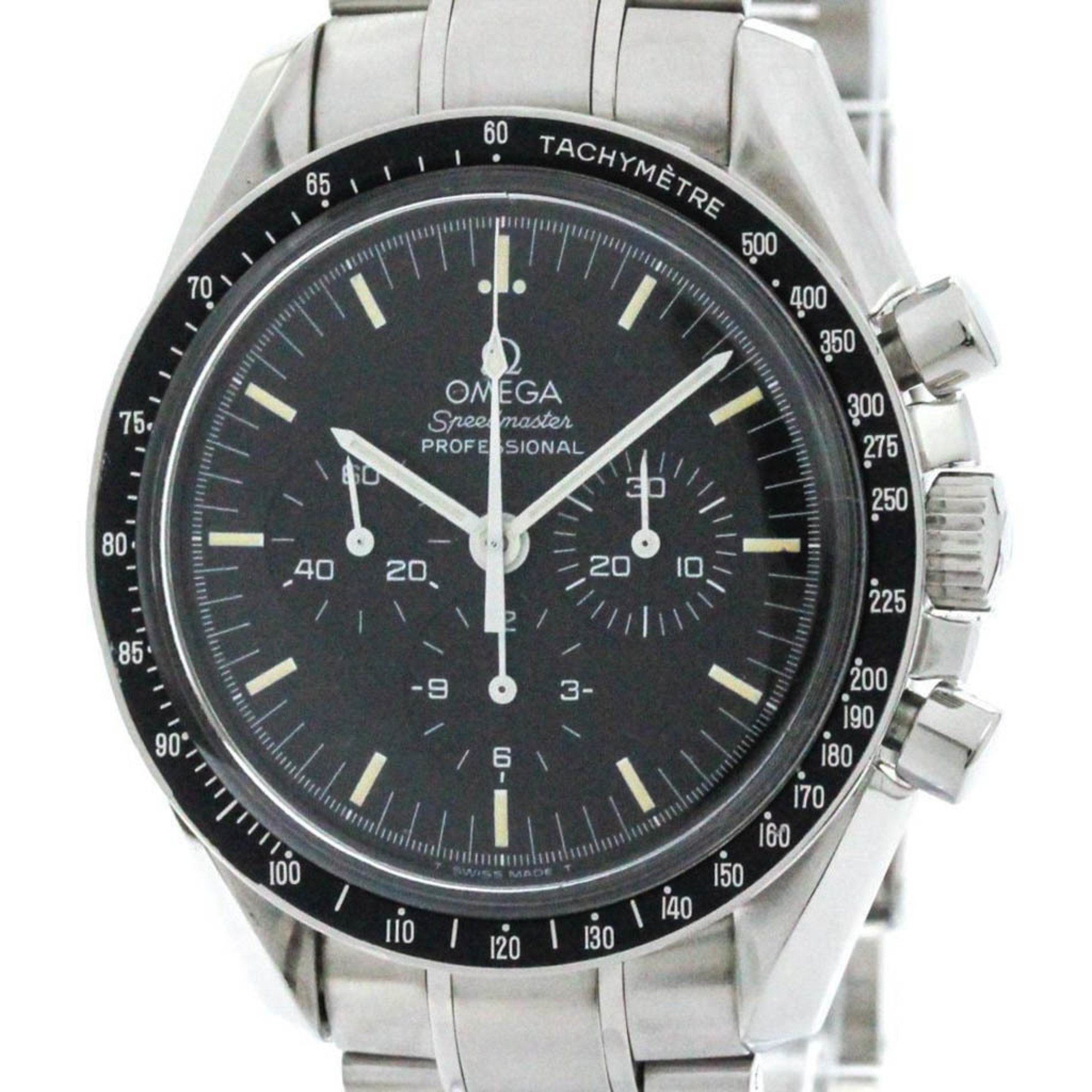 Polished OMEGA Speedmaster Professional Sapphire Back Watch 3572.50 BF574849