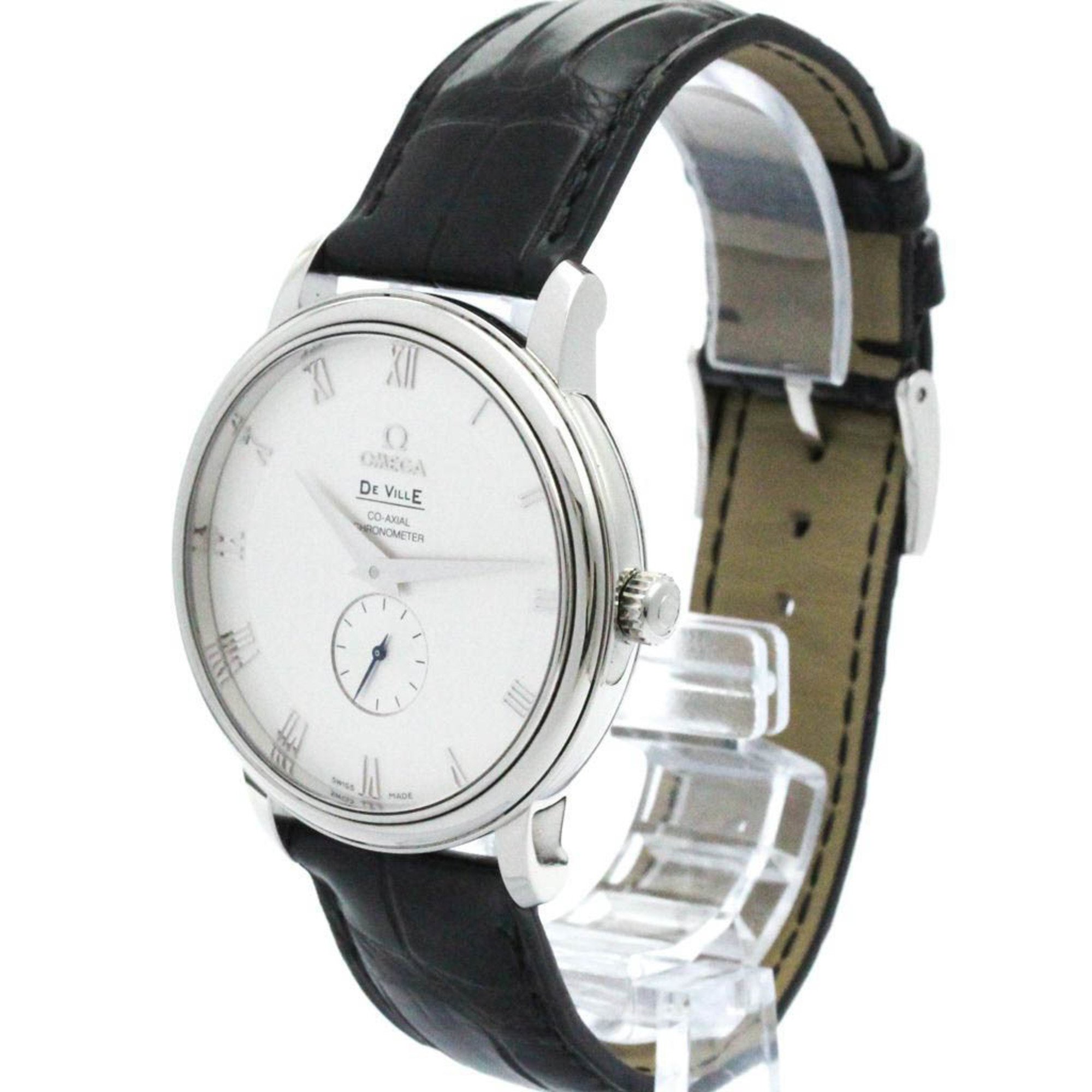 Polished OMEGA De Ville Prestige Co-Axial Steel Mens Watch 4813.30.01 BF574806