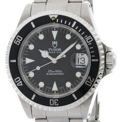 Polished TUDOR Prince Date Submariner Steel Mens Watch 79190 BF558849