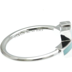 Tiffany T Wire Ring White Gold (18K) Fashion Diamond,Turquoise Band Ring