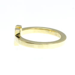 Tiffany T Square Ring Yellow Gold (18K) Fashion No Stone Band Ring Gold