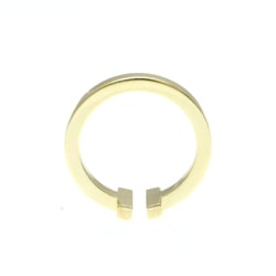 Tiffany T Square Ring Yellow Gold (18K) Fashion No Stone Band Ring Gold