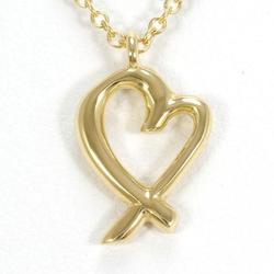 Tiffany Loving Heart K18YG Necklace Total weight approx. 2.3g 41cm