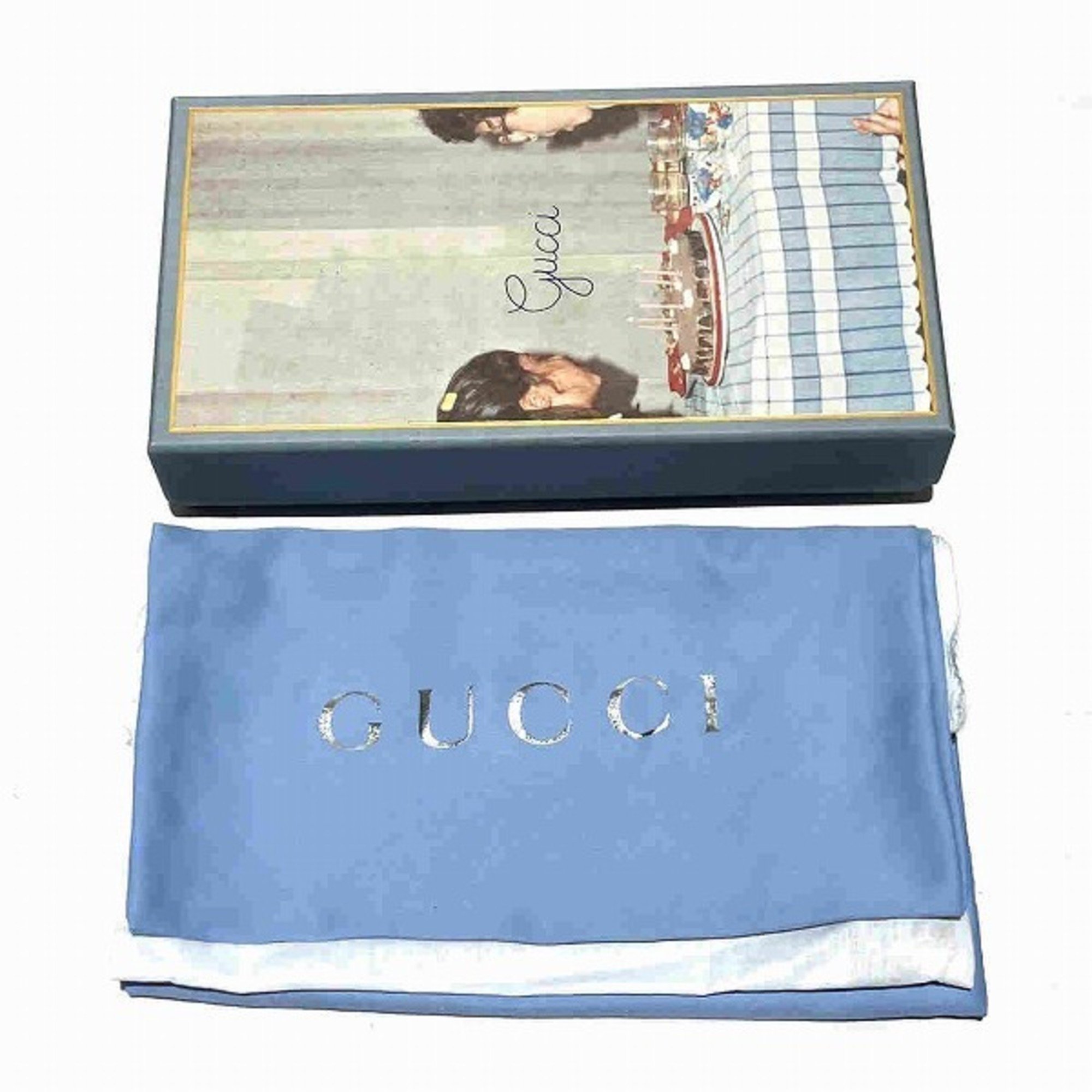 GUCCI GG Supreme Apple Collection Round Wallet 624880 Long for Women