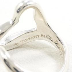 Tiffany Heart Silver Ring Total weight approx. 5.1g