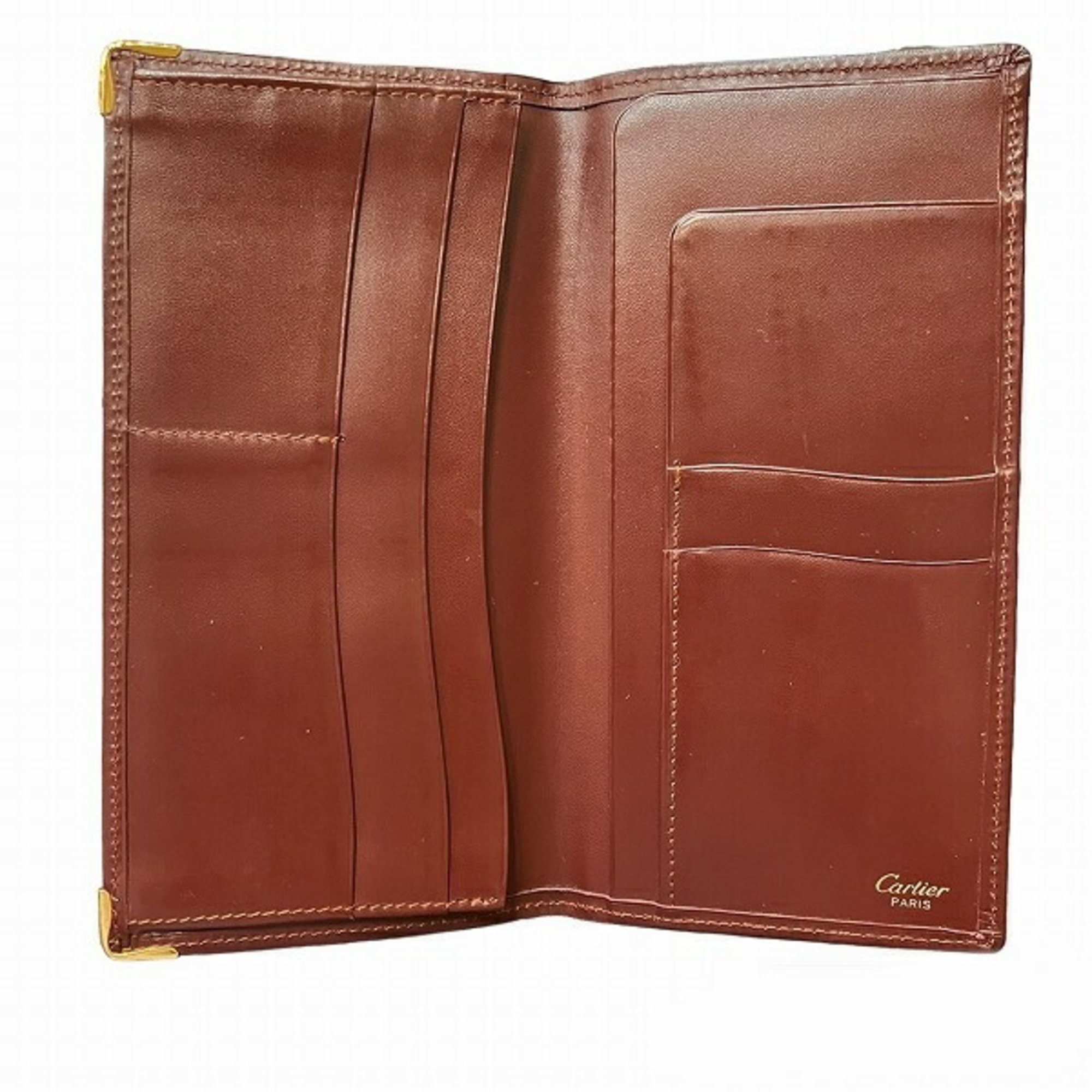 Cartier Must Line Long Wallet Bi-fold for Men and Women