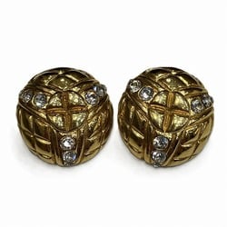 CHANEL Round Rhinestone Earrings for Women