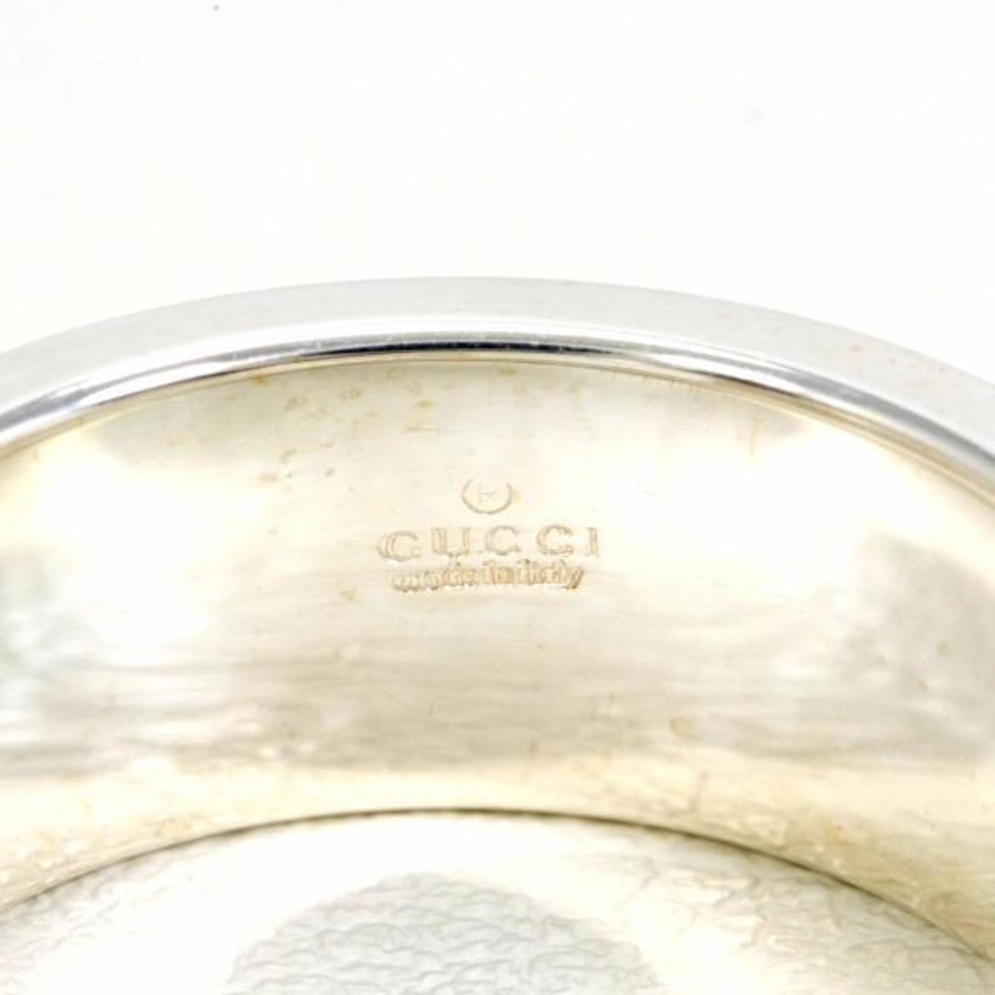 Gucci silver ring, ring box, bag, total weight approx. 7.7g