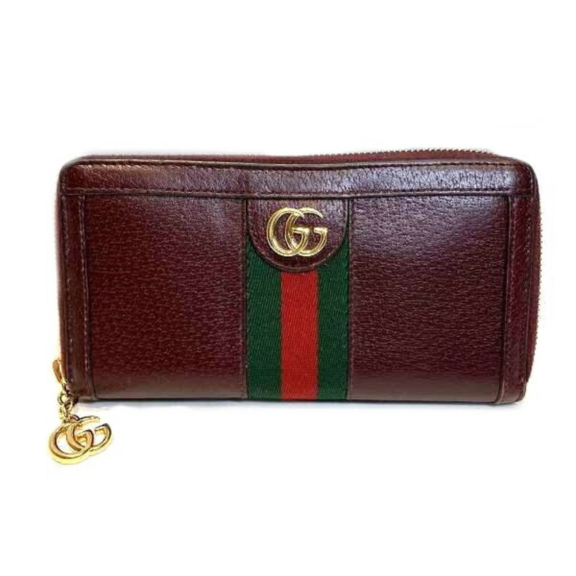 GUCCI GG Supreme Ophidia 523154 Round Long Wallet for Women eLADY Globazone