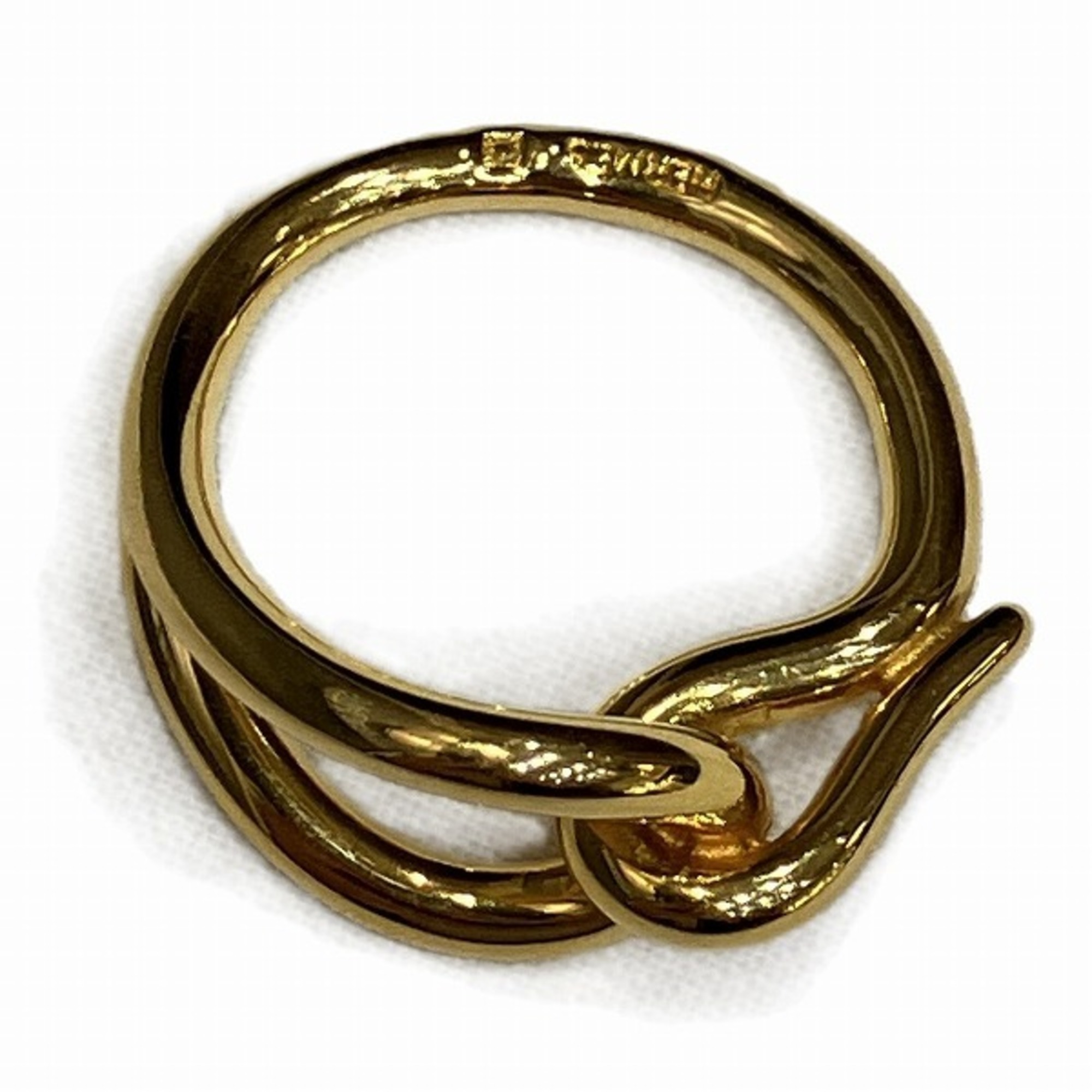 Hermes Jumbo Gold Accessory Scarf Ring for Women