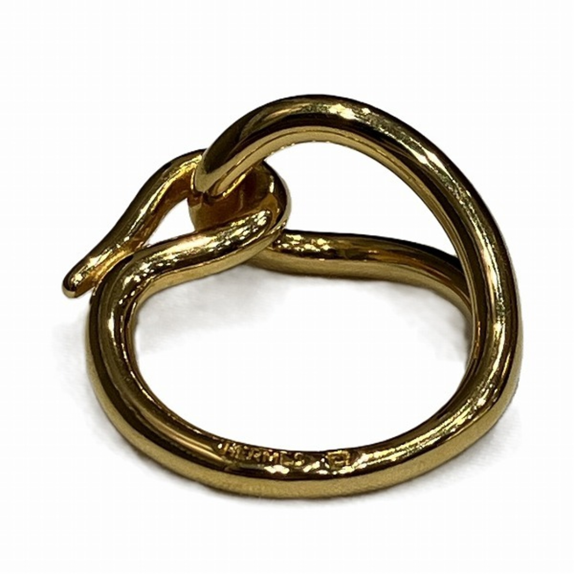 Hermes Jumbo Gold Accessory Scarf Ring for Women