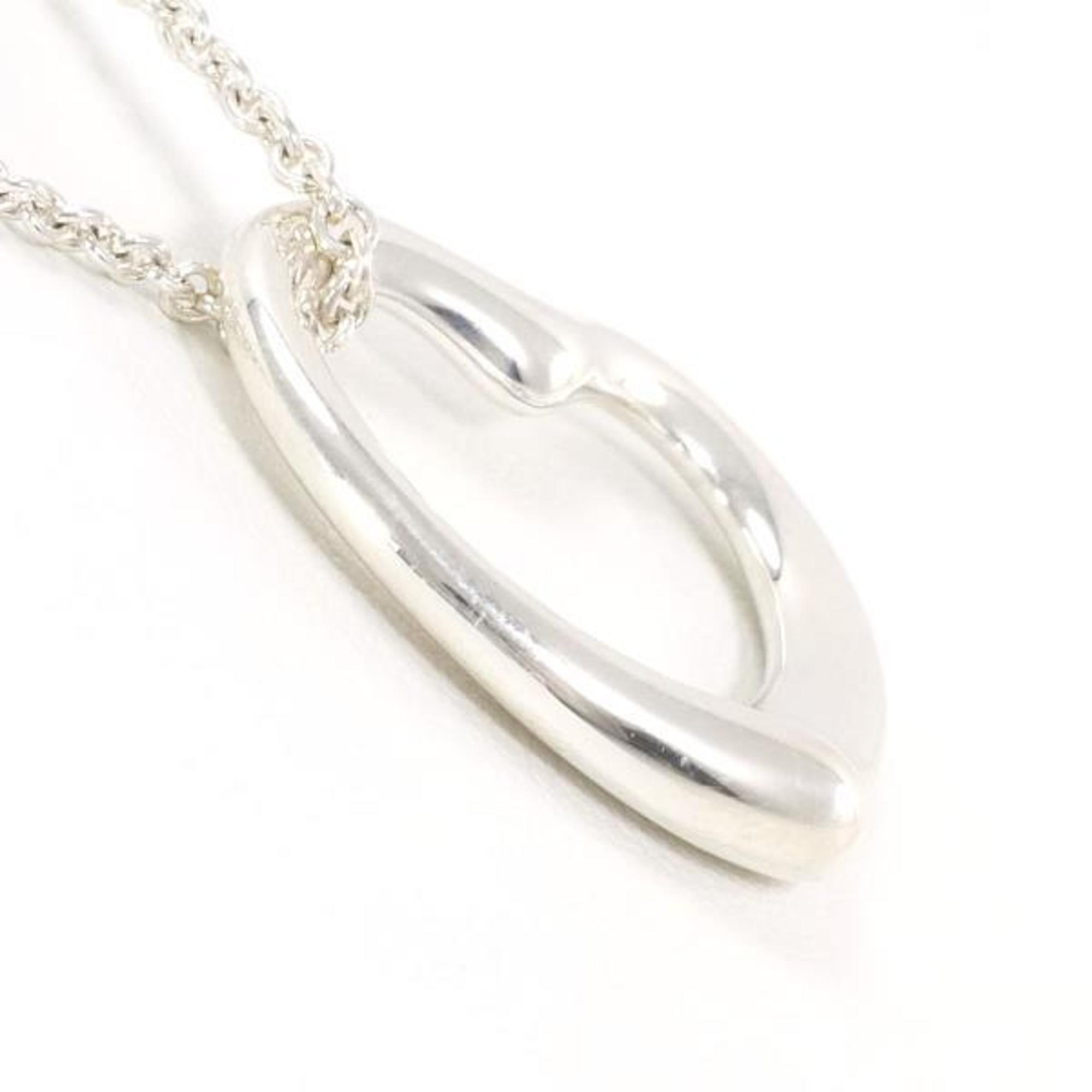 Tiffany Heart Silver Necklace Total weight approx. 6.1g 41cm