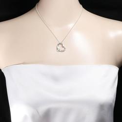 Tiffany Heart Silver Necklace Total weight approx. 6.1g 41cm