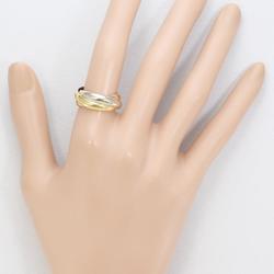 Cartier Trinity K18YGWGPG Ring Total weight approx. 11.1g