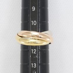 Cartier Trinity K18YGWGPG Ring Total weight approx. 11.1g