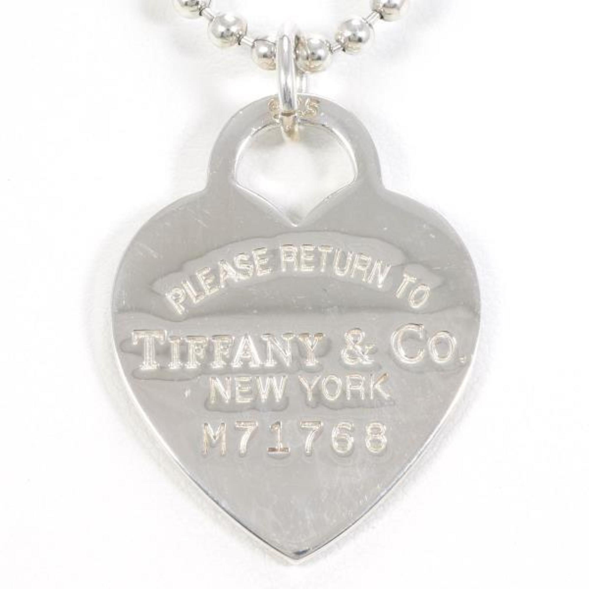 Tiffany Return to Silver Necklace Bag Total weight approx. 22.8g 86cm