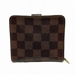 Louis Vuitton Damier Compact Zip N61668 Bi-fold Wallet for Men and Women