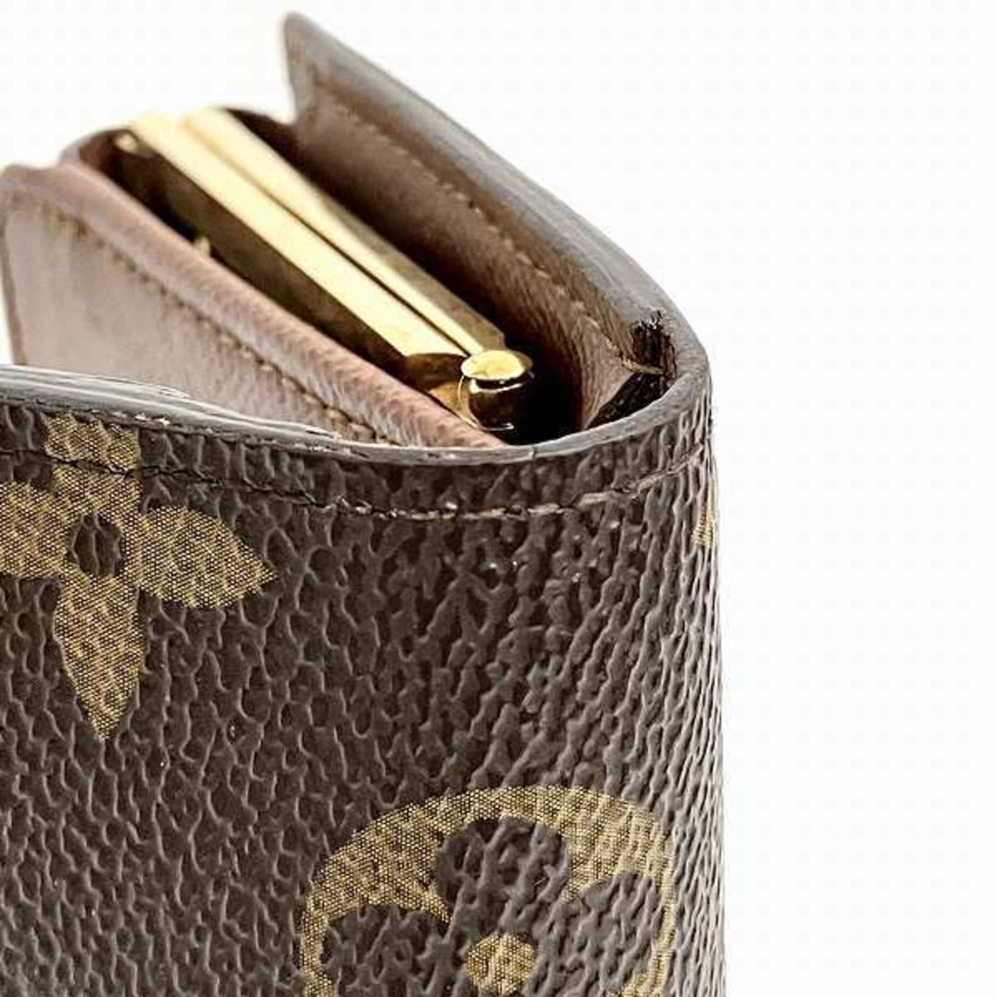 Louis Vuitton Monogram Portefeuille Viennese M61674 Bi-fold Wallet for Women