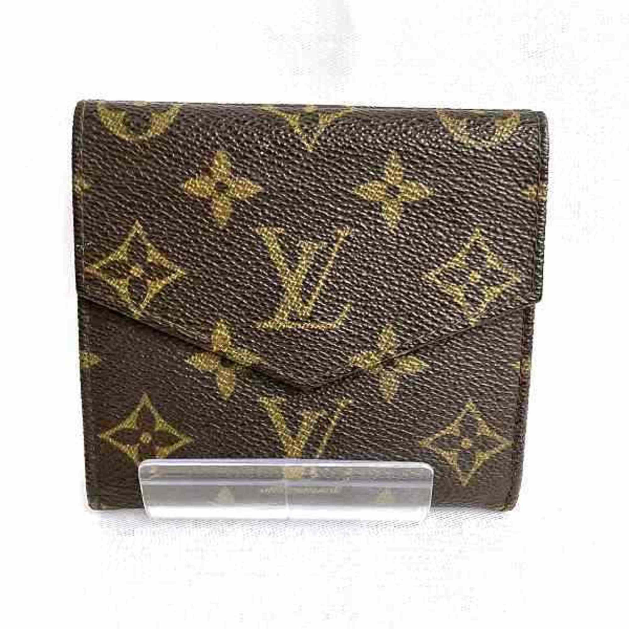 Louis Vuitton Monogram Portomo Ebine M61660 W Bi-fold Wallet for Men and Women