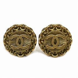 CHANEL Round Coco Sunbeam 95P Earrings, Accessories, Women's