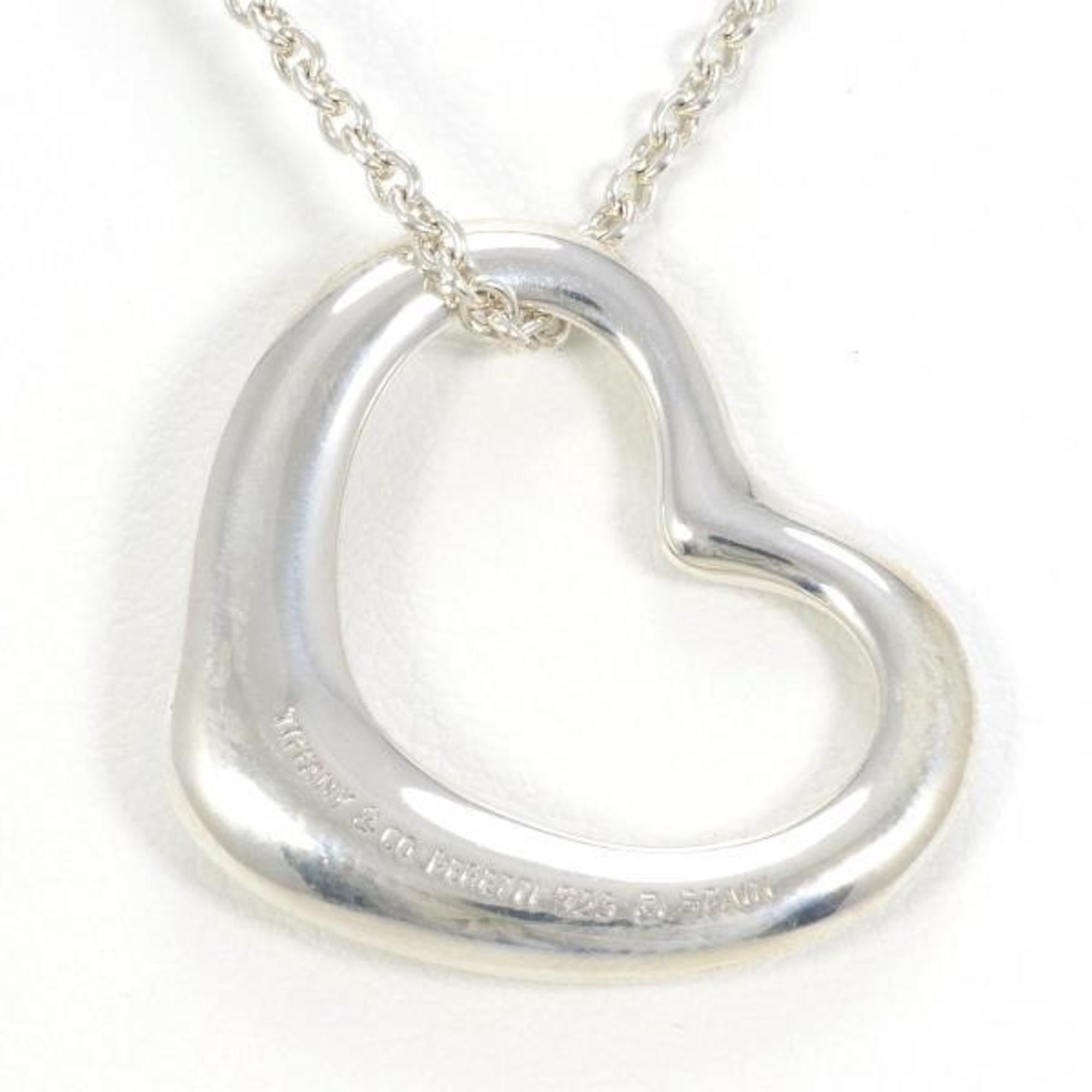 Tiffany Heart Silver Necklace Total weight approx. 5.8g 41cm