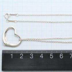 Tiffany Heart Silver Necklace Total weight approx. 5.8g 41cm