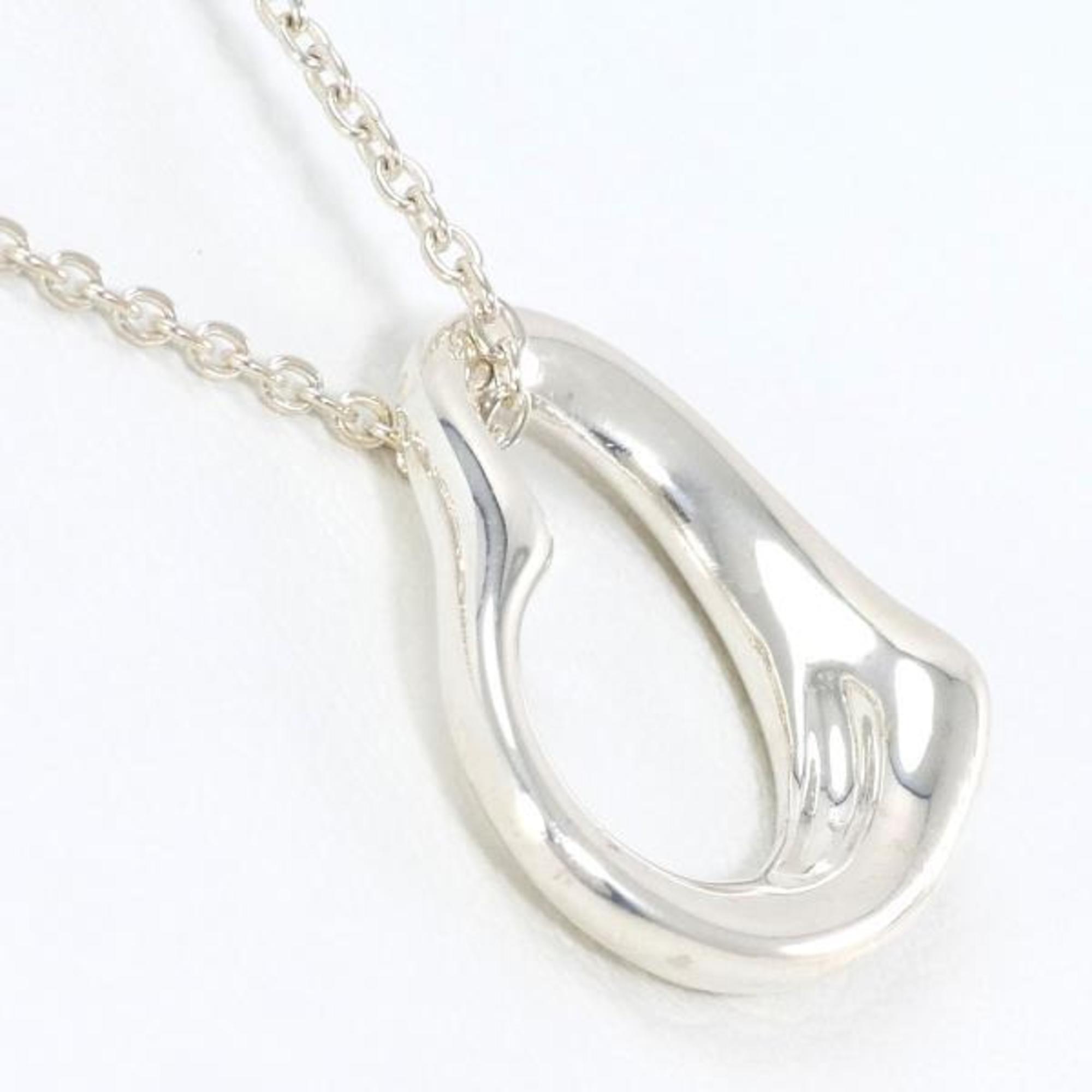 Tiffany Heart Silver Necklace Total weight approx. 2.9g 42cm