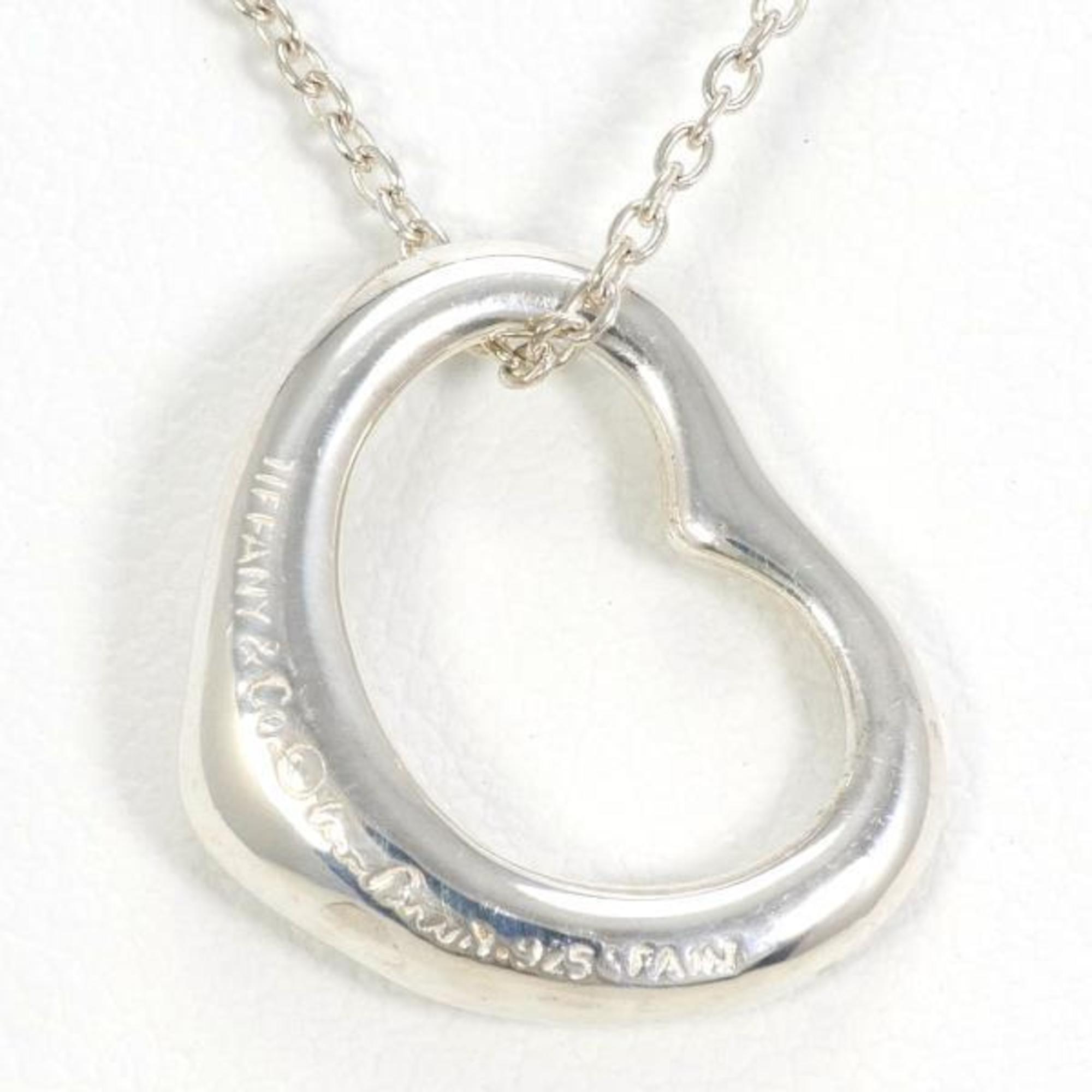 Tiffany Heart Silver Necklace Total weight approx. 2.9g 42cm