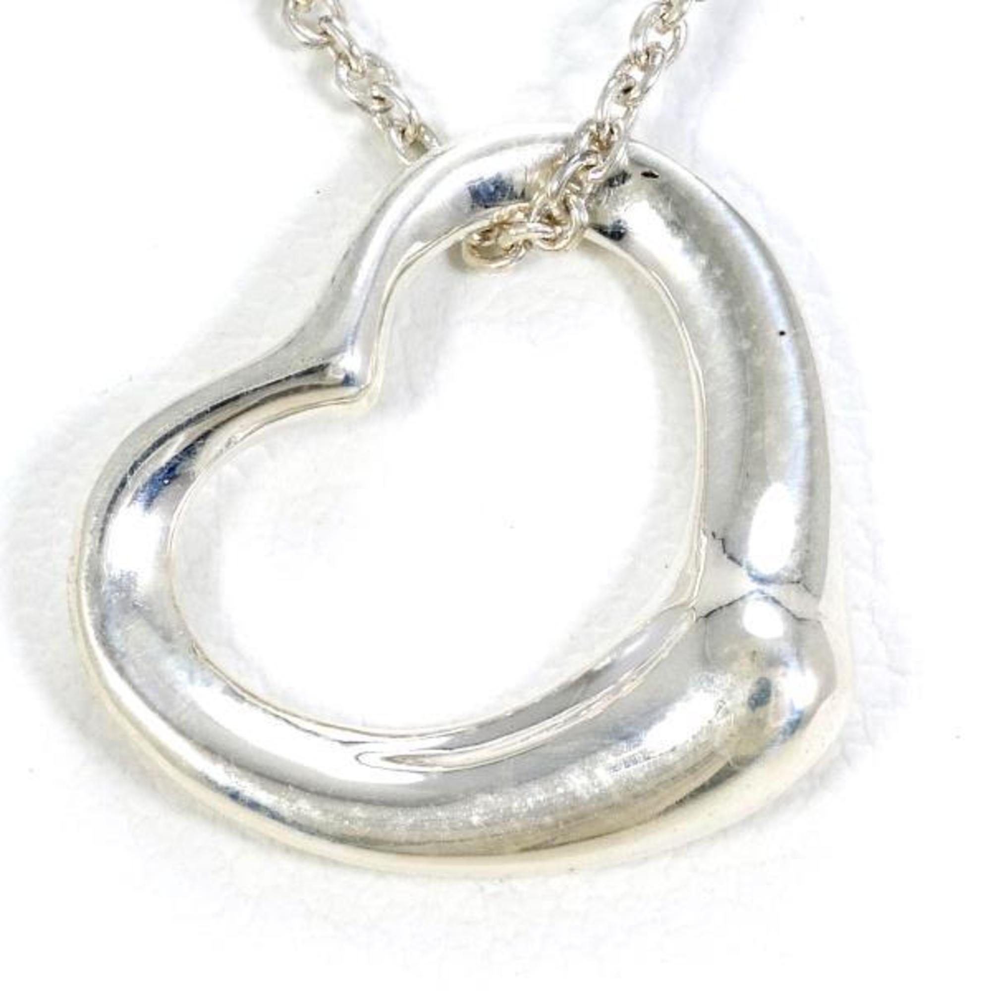 Tiffany Heart Silver Necklace Total weight approx. 2.8g Approx. 40cm