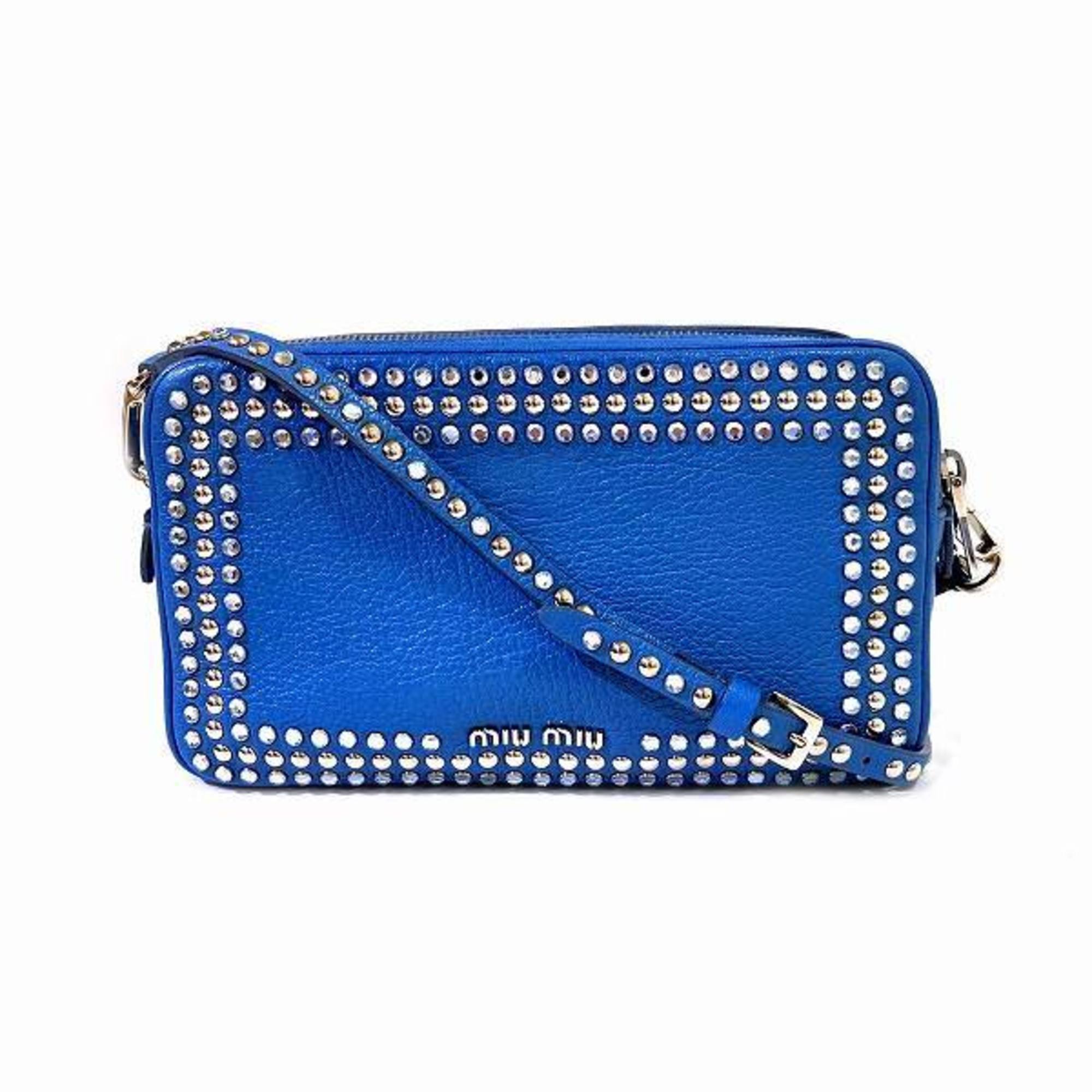 Miu Miu Miu Ribbon Studs RT539B Bag Shoulder Women's