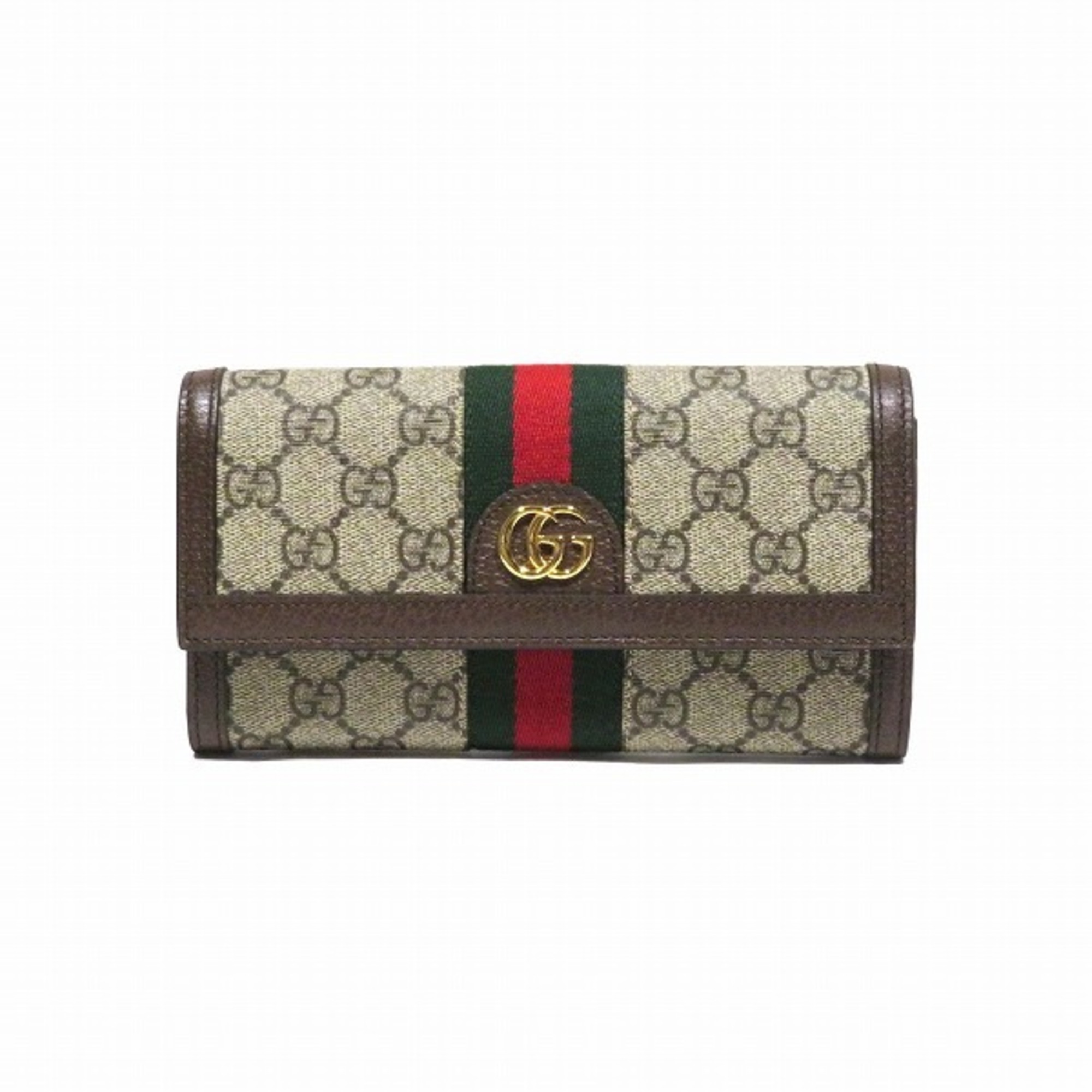 GUCCI Sherry Line Ophidia GG Continental 523153 Long Wallet Bi-fold for Women