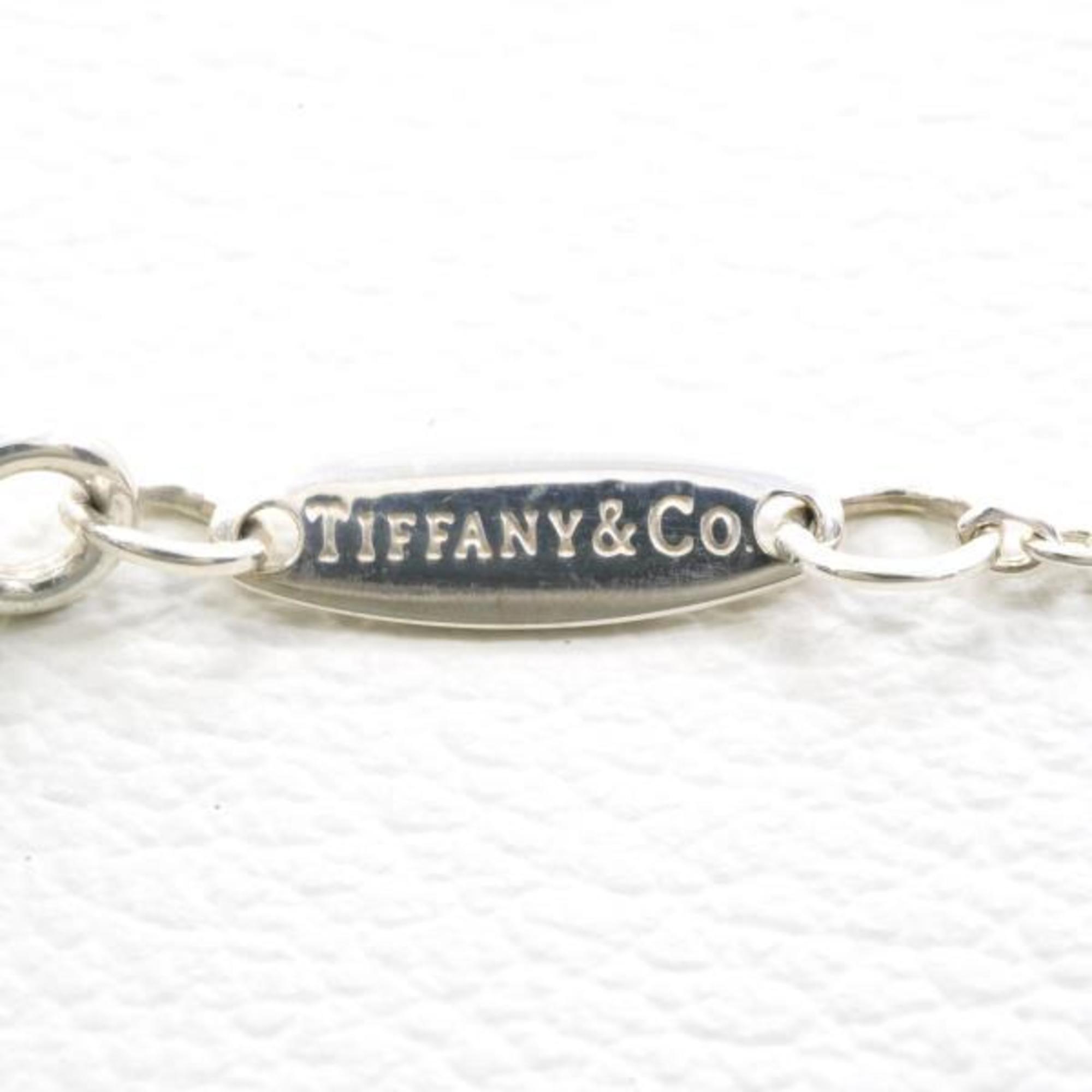 Tiffany Bean Silver Necklace Box Bag Total weight approx. 3.8g 45cm