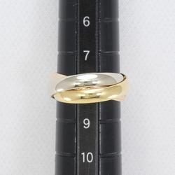 Cartier Trinity K18YGWGPG Ring Total weight approx. 6.2g