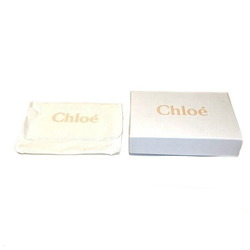 Chloé Chloe Darryl Motti Grey Leather Tri-Fold Wallet for Women